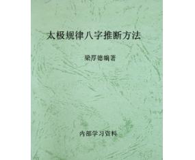 文290《太极规律八字推断方法》命理基础入门  梁厚德